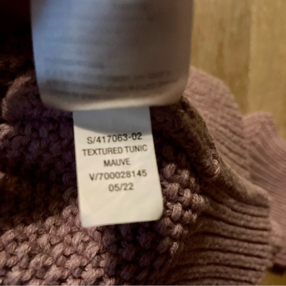Old Navy Textured Tunic Sweater | Knit |Pullover
| Chunky | Mauve | Size 2X - Picture 9 of 10